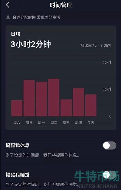 《抖音》新功能时间管理具体位置一览