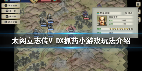 【太阁立志传V DX攻略】抓药小游戏玩法介绍（详细教程）