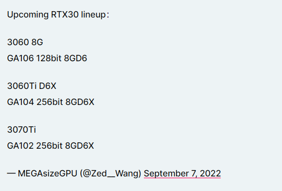 RTX 3070 Ti、3060 Ti还要变！但坏消息是推迟了