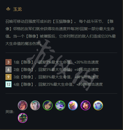 【云顶之弈s7攻略】s7玉龙阵容具体玩法（详细教程）