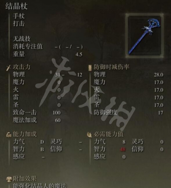 【艾尔登法环攻略】结晶杖位置分享（详细教程）